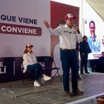 Acude Santiago Nieto al arranque de campaña de Jorge Lomelí, en la Griega