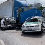Un muerto y 14 lesionados en aparatoso accidente en la carretera 57