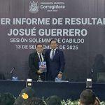 Rinde Josué Guerrero su 1er informe de gobierno ante el Cabildo de Corregidora