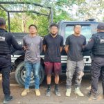 En Jalpan, POES detiene a tres individuos y asegura arma de fuego