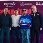 🛫️ Entrega Marco Del Prete certificados de apoyo a migrantes en Huimilpan