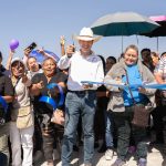 Rodrigo Monsalvo entrega colector pluvial que fortalece la infraestructura pluvial en el acceso a Paseos del Marqués