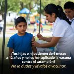 Fortalece SESA medidas de vigilancia epidemiológica para prevenir el sarampión