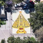 ✨ Un Tapiz de Tradición y Artesanía: el Mosaico Monumental de Soriano cautiva en la Fiesta Grande