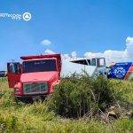 🚚 Se registra accidente por alcance entre tres vehículos en la carretera 500
